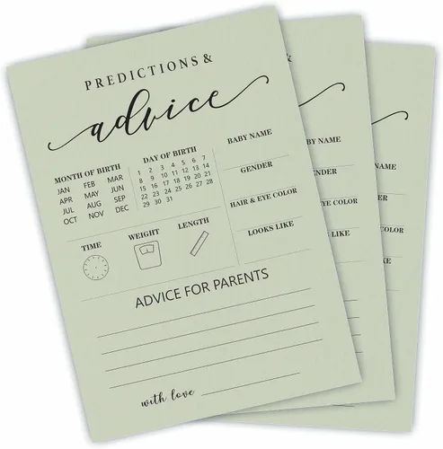 Miniatura 8 de NYCTUG 30 tarjetas de juego ABC para artículos de bebé, juego del alfabeto de relleno de 5 x 7 pulgadas para baby shower, revelación de género