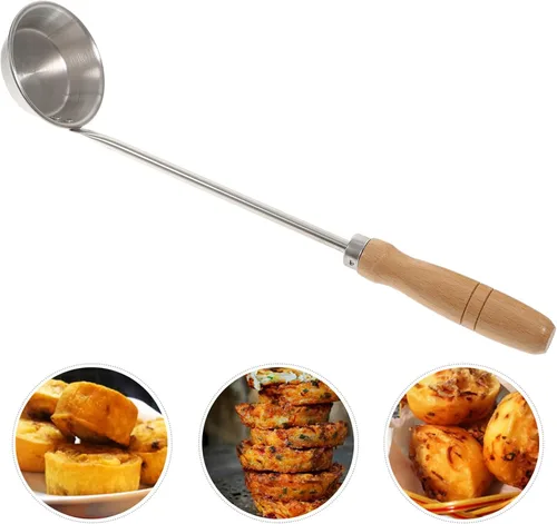 Miniatura 5 de Acero inoxidable Frito Snack Camarón Flatcake Cocina Molde Accesorio de Cocina para Panqueques