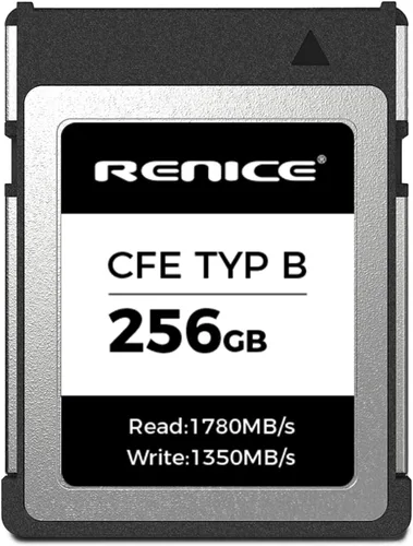 Miniatura 10 de RENICE Tarjeta de memoria CFexpress tipo B de 128 GB, lectura de hasta 1780 MB/s, grabación de video HD RAW 6K, para fotógrafos, videógrafos