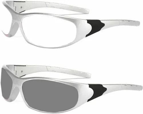 Miniatura 7 de Gafas de lectura con lente completa fotocromáticas envolventes para hombres y mujeres, cuadrados, para lectura de transición, deportivas, lentes