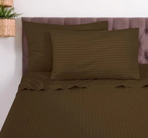 Miniatura 127 de ROYALE LINENS Juego de sábanas Cal King de 4 piezas, ropa de cama de microfibra suave cepillada de 1800 hilos, 1 sábana bajera, 1 sábana encimera, 2