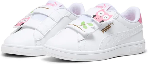 Miniatura 6 de PUMA Tenis unisex Smash 3.0 de cuero con velcro para niños