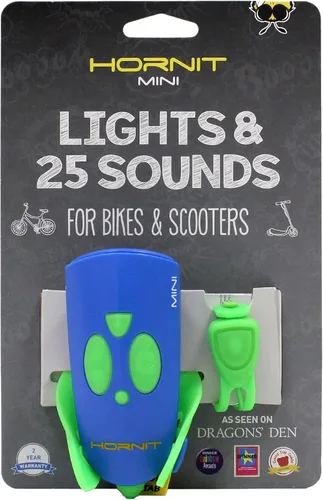 Miniatura 11 de Hornit Mini bocina de bicicleta y scooter con faros para niños