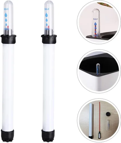 Miniatura 4 de YARNOW Medidores de agua para jardinería, hidropónicos, recordatorio de hidroponía, medidor de escasez, plantas, sonda de invernadero, nivel de flor