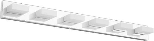 Miniatura 8 de Aipsun Moderna lámpara de tocador de baño cromada LED para baño, acero inoxidable, 5 luces, iluminación de pared de baño, 6000 K