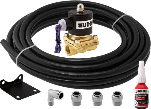 Vixen Horns 1/2 "alto flujo 210 PSI válvula de aire eléctrica tren cuerno solenoide actualización kit VXK2112