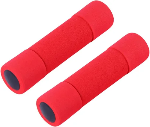 BESPORTBLE 2 mancuernas cubiertas de espuma, pesas de mano para mujeres, pequeñas y ligeras, para entrenamiento de fuerza y tonificación de brazos
