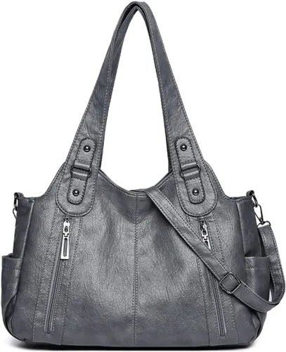 Miniatura 8 de Bolso cruzado para mujer, bolsos de mano suaves para mujer, bolsos de hombro para mujer, bolso grande de mano Fsahion, carteras para mujer