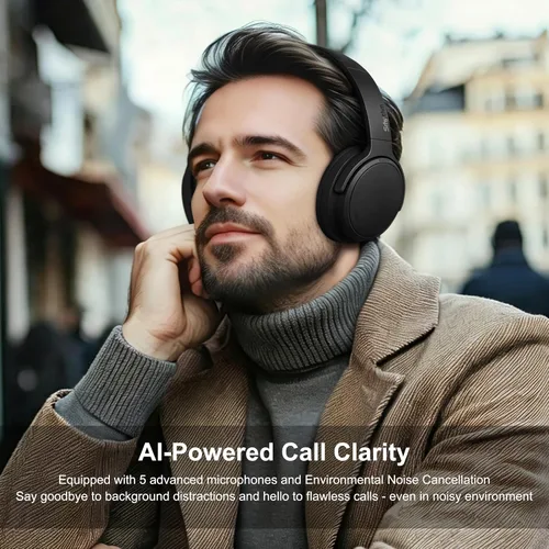 Miniatura 5 de Srhythm NiceComfort 35 (2.ª generación) Auriculares con cancelación de ruido 4 altavoces 40 kHz HD Sound,140 Hours' Ultra-long Playtime for