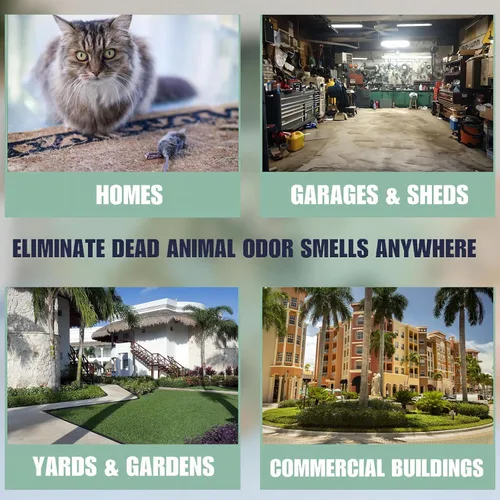 Miniatura 6 de Eliminador de olores de animales para eliminar olores fuertes, eliminador de olores de animales muertos, uso seguro en interiores y exteriores