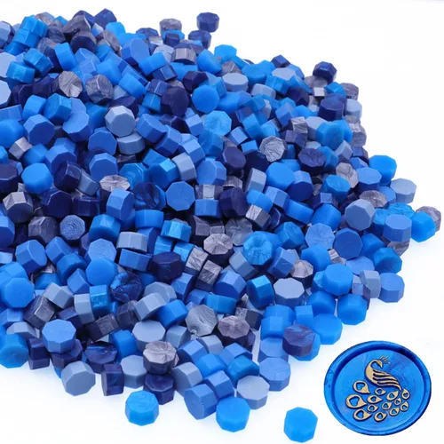 Miniatura 14 de 600 cuentas de sellado de cera, cuentas de cera de sellado negro para sello de cera, juego de cuentas de sellado de cera de oro antiguo con 6