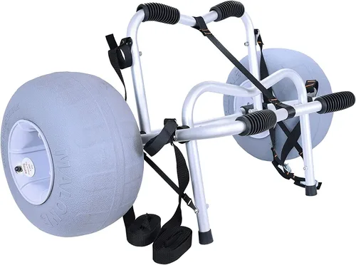 Malone ClipperTRX-S Deluxe - Carrito de kayak/canoa con neumáticos de playa con globos