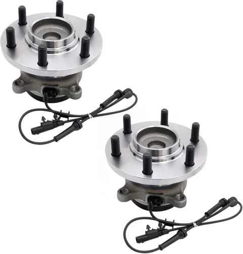 Miniatura 210 de TRQ Juego de 2 rodamientos de rueda delantera y conjunto de cubo 4WD compatible con Ford Ranger Mazda B4000 1998-2000