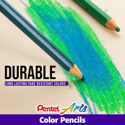 Miniatura 5 de Pentel Arts - Lápices de colores, colores surtidos, paquete de 36 (CB8-36)