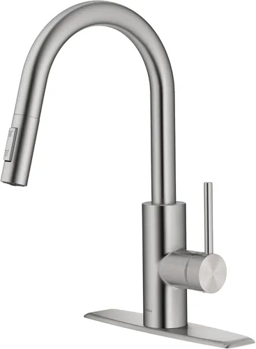 Miniatura 35 de KRAUS® Purita™ Grifo de filtro de agua potable de una sola manija para ósmosis inversa o sistema de filtración de agua en acero inoxidable sin Acero