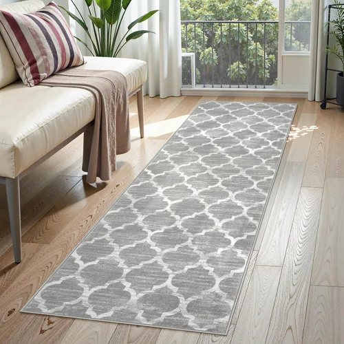 Miniatura 28 de Lahome Alfombra marroquí para pasillo – Alfombra antideslizante lavable de 2 x 6 pies con parte trasera de goma, suave y no desprende pelo, alfombra