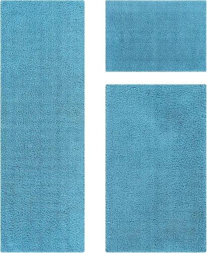 Miniatura 53 de Better Trends Micro Collection - Tapetes de baño, alfombra suave, alfombra de felpa absorbente, alfombra de baño 100% poliéster para suelo de baño
