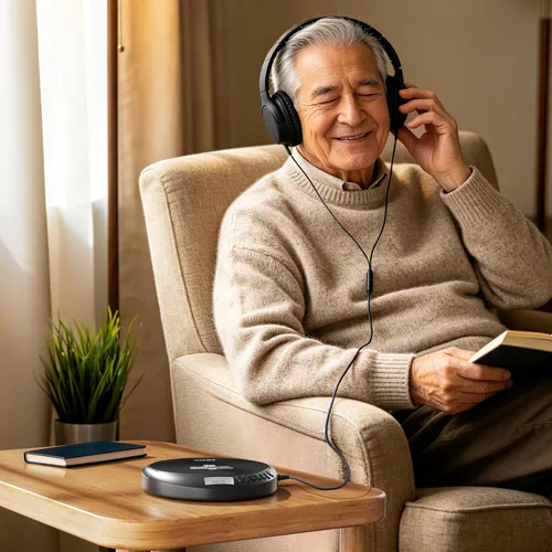 Miniatura 2 de Coby Reproductor de CD Bluetooth portátil con radio FM y auriculares, disco recargable anti-salto con reproducción de MP3, entrada AUX, súper bajo