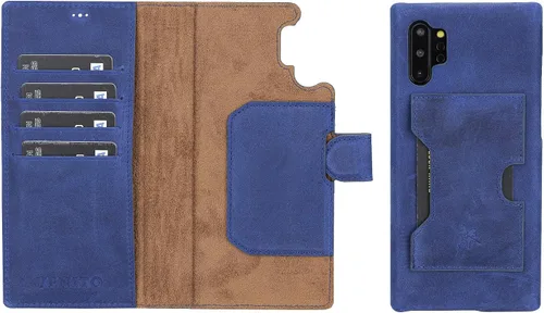 Miniatura 144 de Venito Florence - Funda de piel compatible con Samsung Galaxy S9, extra segura con bloqueo RFID, cartera desmontable para teléfono (gris decolorado)