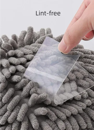 Miniatura 4 de Juego de 3 toallas de mano de felpilla con bucles para colgar, toallas de mano colgantes para baño o cocina, de secado rápido, toalla de baño