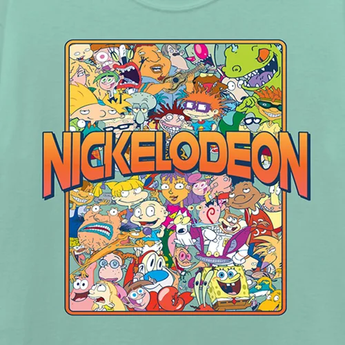 Miniatura 2 de Nickelodeon Camisa clásica Rewind para hombre - Rugrats, Ren & Stimpy y Hey Arnold Tie Dye