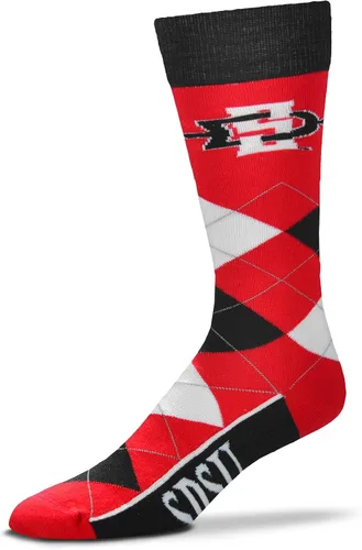 Miniatura 7 de FBF NCAA - Calcetines unisex para adultos, diseño de rombos