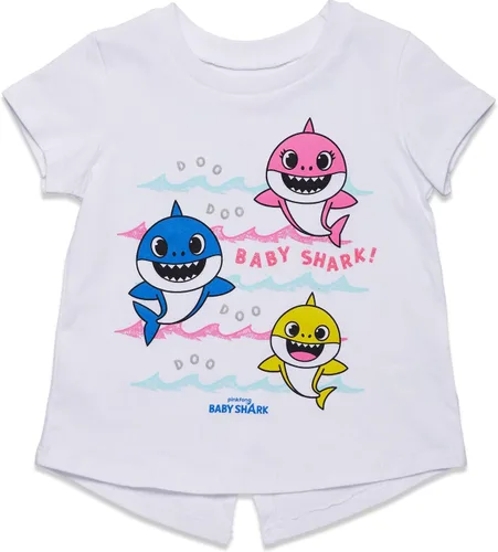 Miniatura 2 de Pinkfong Conjunto de camiseta y pantalones cortos para niñas de Baby Shark