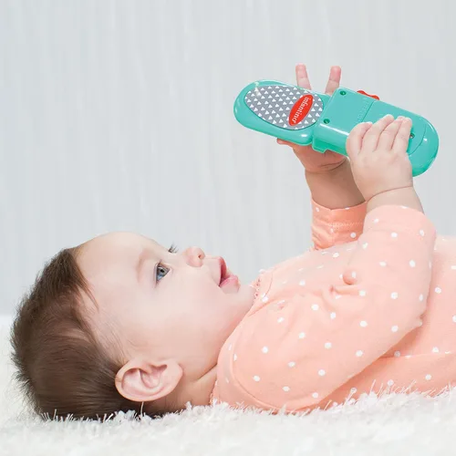 Miniatura 4 de Infantino Flip and Peek Fun Phone: bilingüe con 3 frases en inglés y 3 en español, efectos de sonido para compromiso, mira un espejo de abucheo