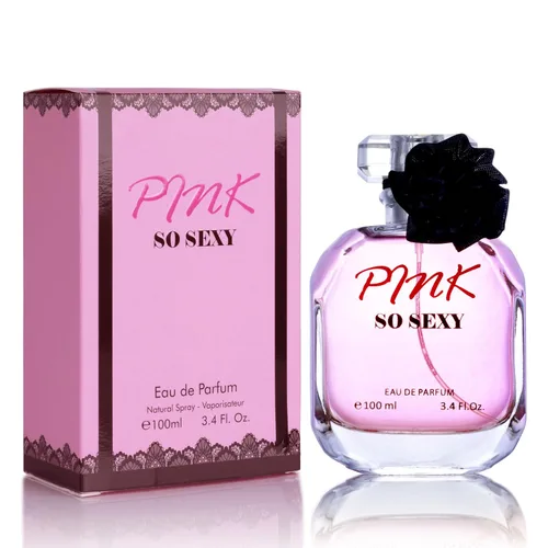 Pink So Sexy - Eau de Parfum para mujer, fragancia floral afrutada con aroma dulce azucarado, bergamota, manzana y crema batida, fresco, dulce y
