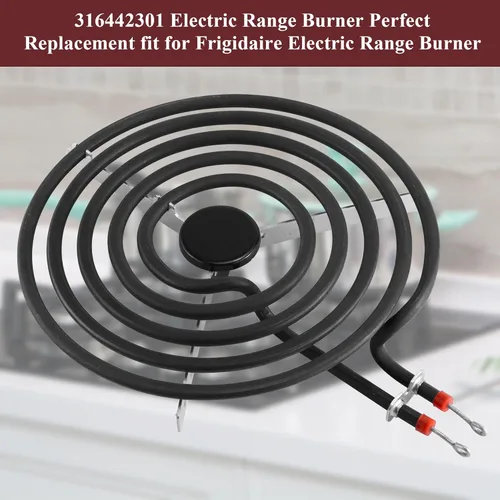 Miniatura 6 de 316442301 Quemador eléctrico apto para Frigidaire, elemento de superficie de bobina de 8 pulgadas MP26YA apto para Kenmore, 2600w 240v 5 Turner