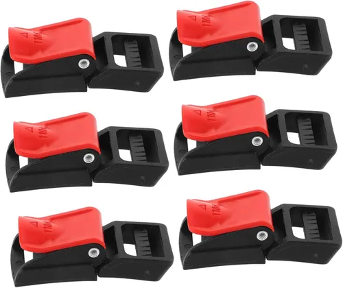 BESTOYARD Kit de hebilla de liberación rápida de 6 piezas para accesorios de motocicleta, accesorios duraderos con fácil operación, ajuste seguro
