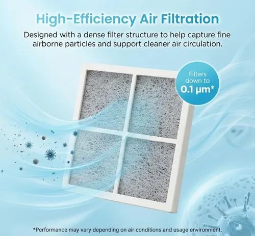 Miniatura 3 de LT120F Filtro de aire de repuesto para refrigerador, filtro de repuesto compatible con LG Kenmore Elite 469918, 9918, ADQ73214402, ADQ73214403