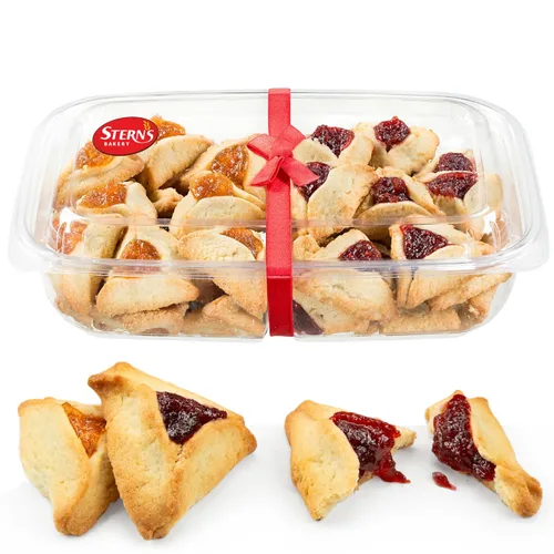 Galletas de mantequilla rellenas de mermelada de albaricoque y rasperry | Galletas de frutas, regalos de galletas gourmet | Kosher, sin lácteos, sin