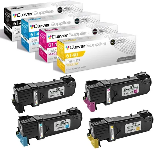 Miniatura 212 de CS compatible Xerox Phaser 6510/WorkCentre 6515 (106r03480) 2 cartuchos de tóner negro para Phaser 6510, WorkCentre 6515 2 negro