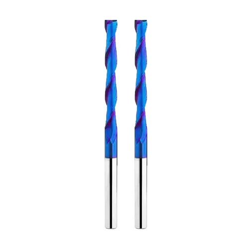 Miniatura 22 de Ruhi - Broca de enrutador en espiral Upcut de 3 flautas de 1/4 pulgadas, diámetro de corte de 1/8 pulgadas, CL, carburo sólido OVL de 2-1/2 pulgadas