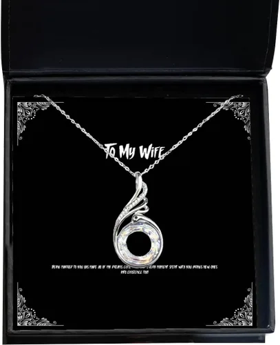 Special Wife Gifts, Being Married to You has Made All of My Dreams Come True and Every Moment!, Wife Rising Phoenix Necklace from Husband
