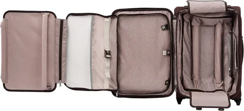 Miniatura 3 de Travelpro Platinum Elite - Rollaboard extensible de 22 pulgadas, Bordeaux, Platinum Elite Softside - Equipaje vertical expandible