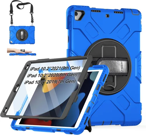Miniatura 12 de Funda para iPad de 6ª/5ª generación de 9.7 pulgadas: Funda de TPU para iPad 9.7 (2018/2017) y iPad Air 2 de 9.7" con protector de pantalla - Soporte