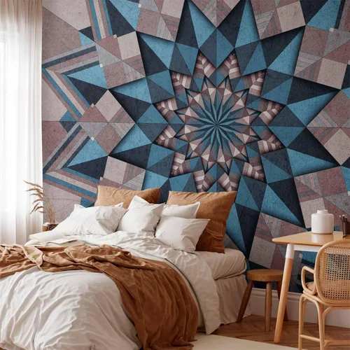 Miniatura 5 de artgeist Mural de pared con mandala de 96 x 69 pulgadas, papel tapiz autoadhesivo extraíble grande para decoración de pared, diseño de imagen #14