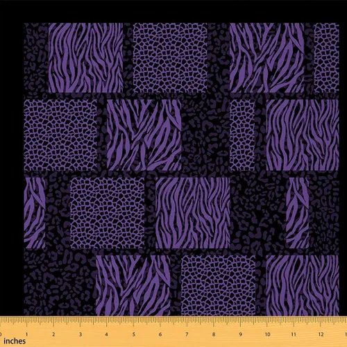Miniatura 14 de Tela con Estampado de Leopardo por Yarda, Tela de Tapicería de Guepardo Africano Vida Silvestre para Sillas Sofá, Tela Impermeable de Piel de Animal