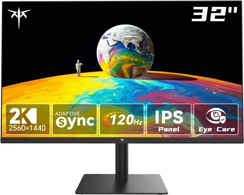 Miniatura 17 de KTC Monitor de juegos de 27 pulgadas 1440p 170Hz, 2K QHD 1ms GTG Fast IPS, HDR, HDMI/USB C/DP, FreeSync y G-Sync, ajustable en giro, inclinación