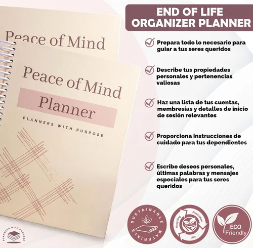 Miniatura 2 de Planners with Purpose Planificador de Fin de Vida - Arreglos Finales Guiados When I'm Gone Cuaderno de Trabajo Organizador para Información