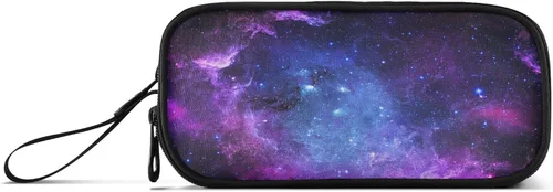 Miniatura 26 de Fisyme Estuche para lápices de texto con números negros de béisbol, caja de gran capacidad, organizador de papelería, bolsa personalizada