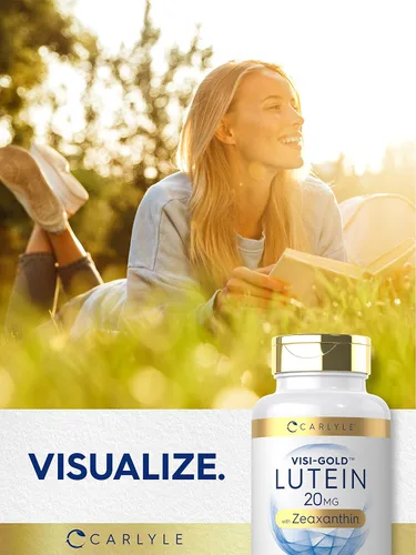 Miniatura 6 de Carlyle Luteína y zeaxantina 20 mg 300 cápsulas blandas Vitaminas para la salud ocular Suplemento sin OMG y sin gluten