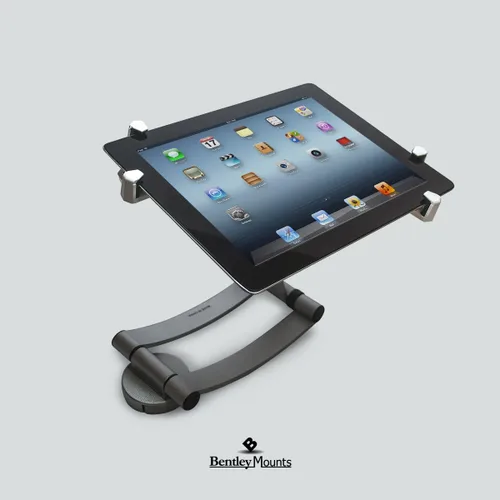 Miniatura 3 de Bentley Mounts Matney Soporte universal para pared para tableta, brazo giratorio ajustable de 360°, rotación de manos libres, visión flexible, se