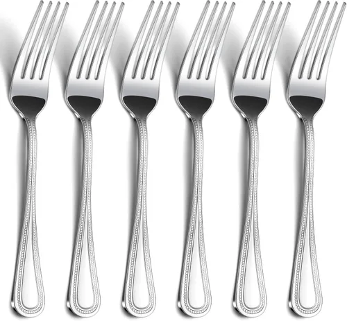 Miniatura 13 de Tenedores de ensalada de 36 piezas, tenedores pequeños de 7 pulgadas de acero inoxidable pulido con espejo y apto para lavavajillas, utilizado