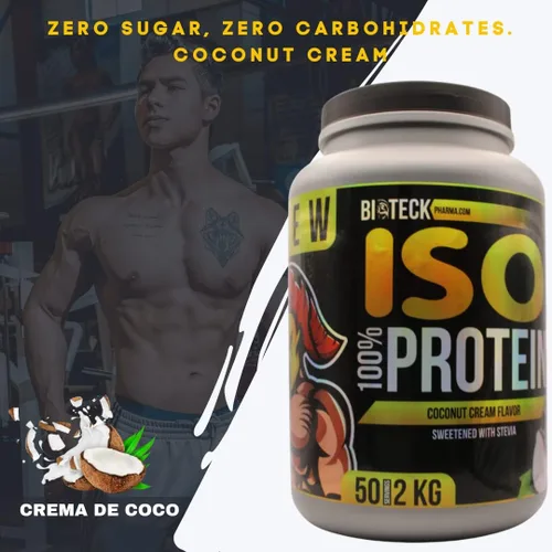 Miniatura 2 de Proteína ISO sabor crema de coco... (CREMA DE COCO, 4.4 lbs)