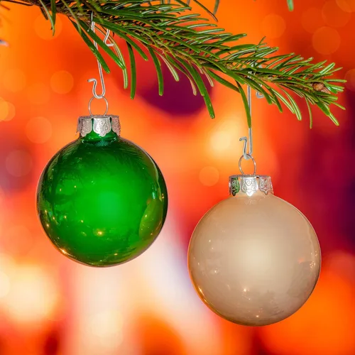 Miniatura 3 de Tatuo 240 ganchos para adornos de Navidad, ganchos de alambre de metal para árbol de Navidad, caja a granel con almacenamiento para decoración
