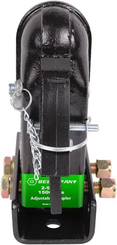 Miniatura 4 de Acoplador de remolque fundido ajustable de 2-5/16 pulgadas, 15000 libras con canal y canal de 3 posiciones y sujetadores