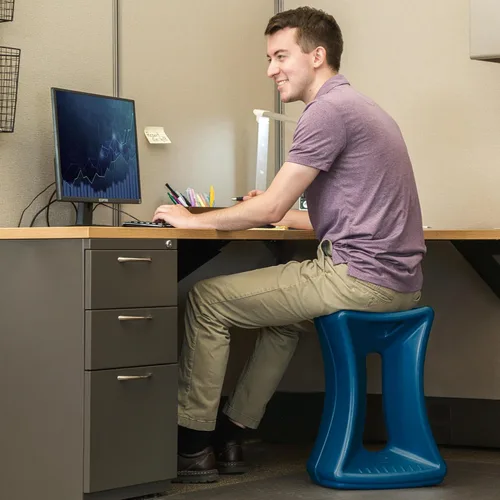 Miniatura 2 de Simplay3 American Home Live Fit - Silla de equilibrio activo, taburete de 20 pulgadas para adultos y adolescentes, silla ergonómica de escritorio